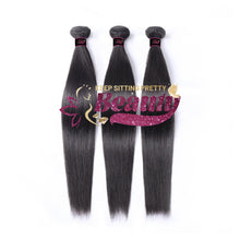 Load image into Gallery viewer, Raw Cambodian Silky Straight Bundles – 100% Human Hair
